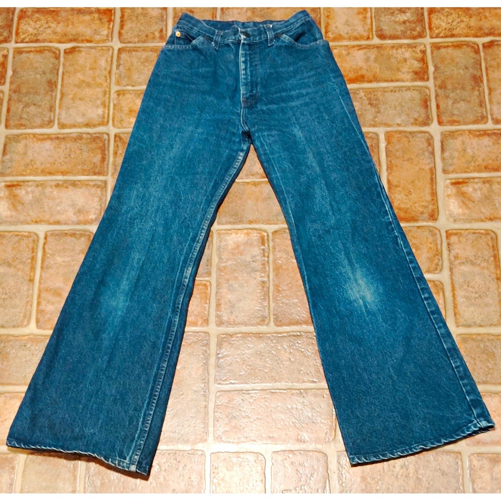 70's 26080 Orange Tab Levi's Women's High Waist Bell Bottom/Flare Jeans